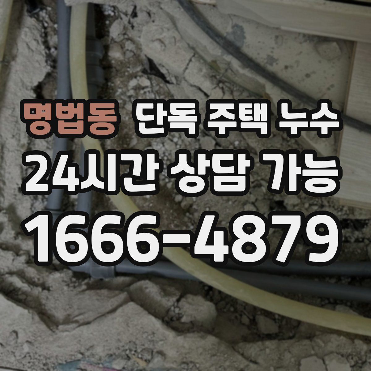 명법동 단독 주택 누수