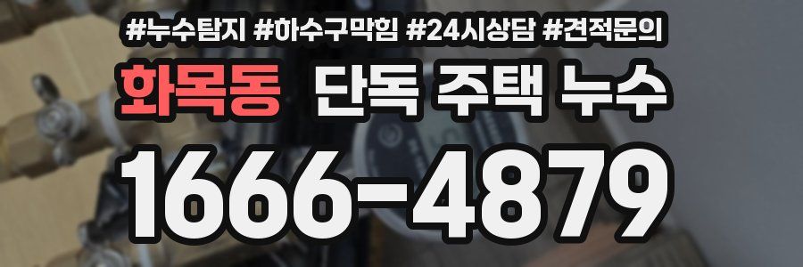 화목동 단독 주택 누수