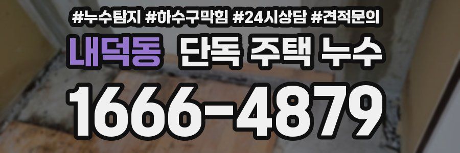 내덕동 단독 주택 누수
