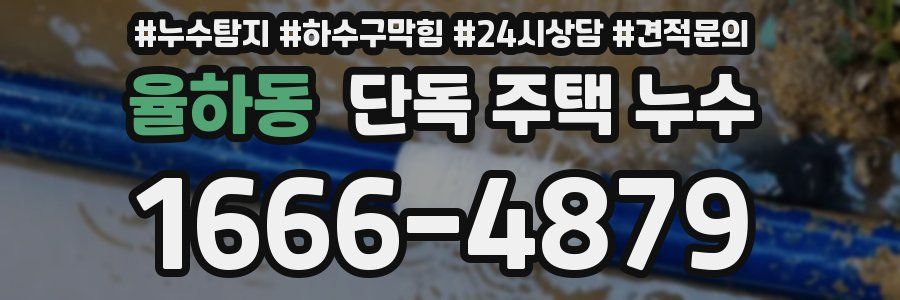 율하동 단독 주택 누수