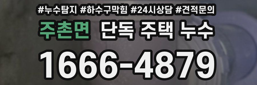 주촌면 단독 주택 누수