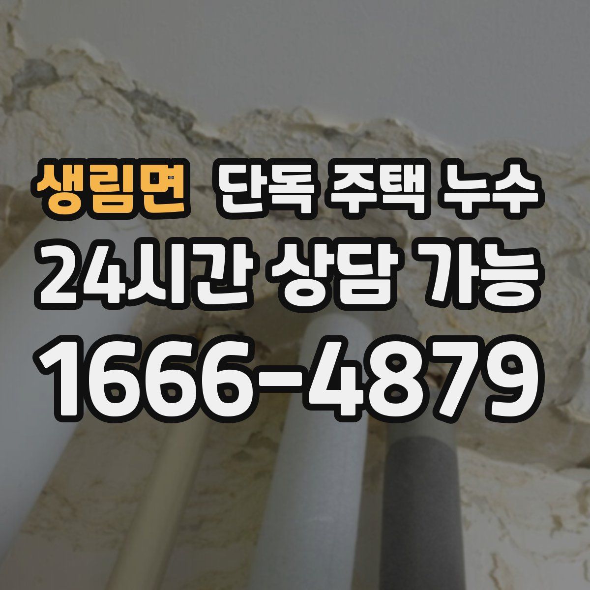 생림면 단독 주택 누수