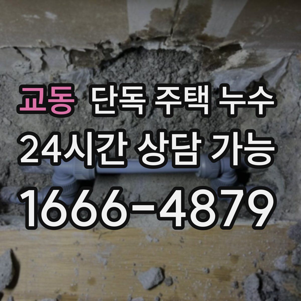 교동 단독 주택 누수