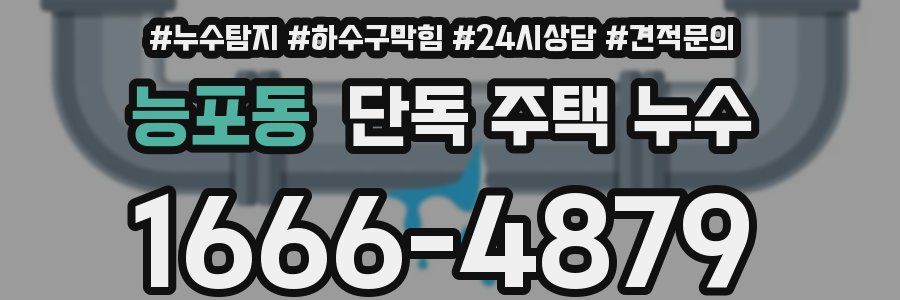 능포동 단독 주택 누수