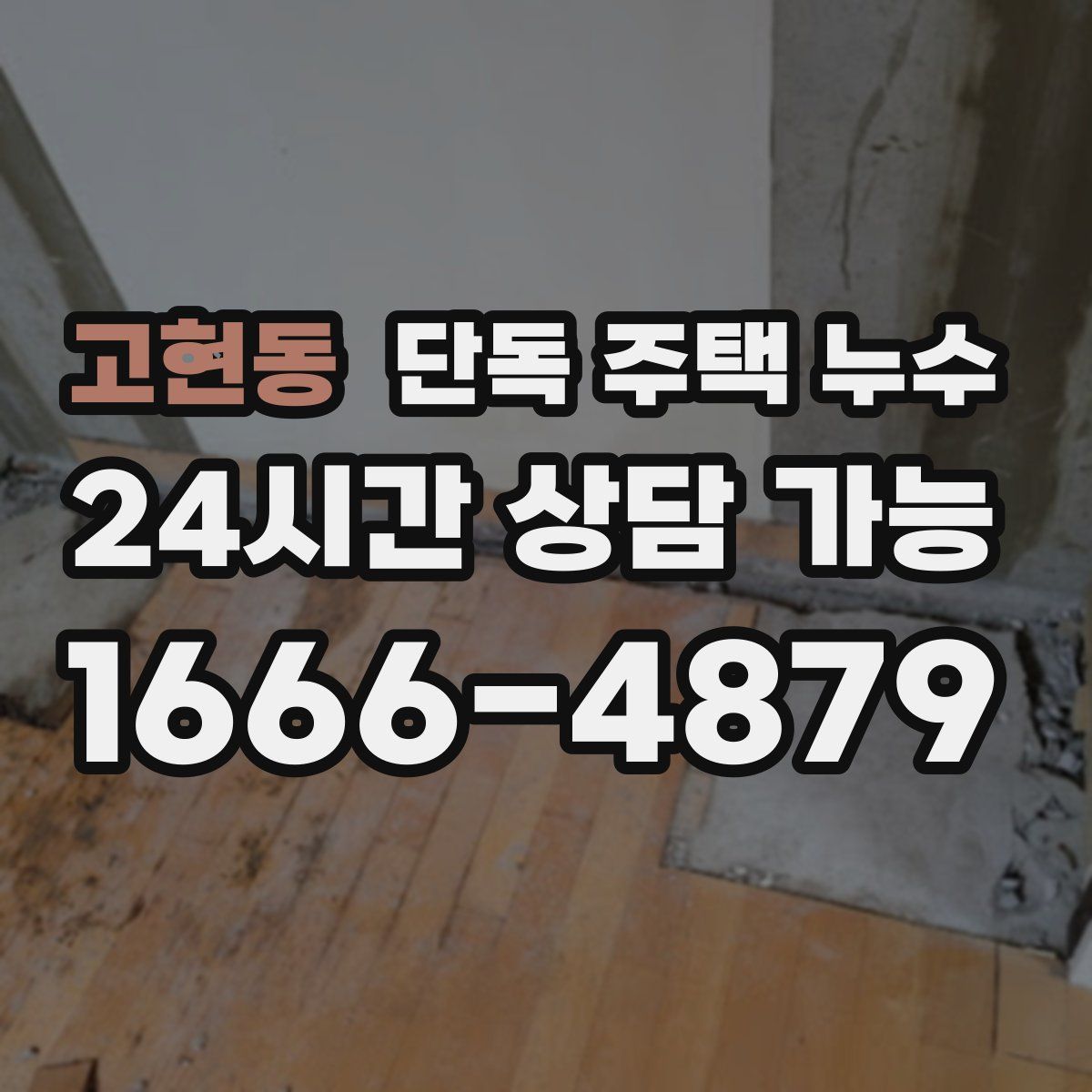 고현동 단독 주택 누수