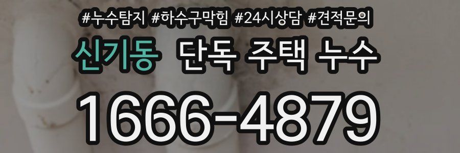 신기동 단독 주택 누수