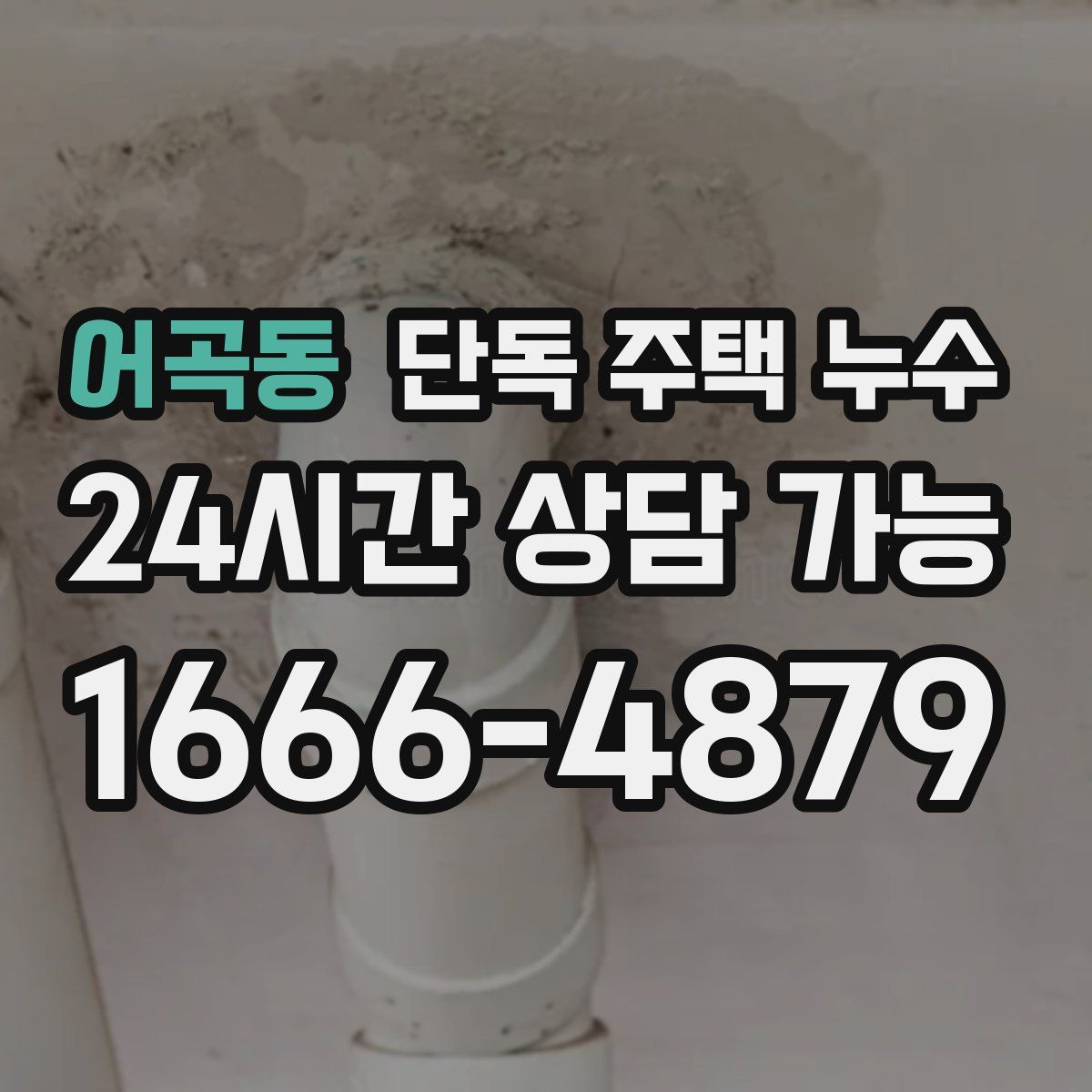 어곡동 단독 주택 누수