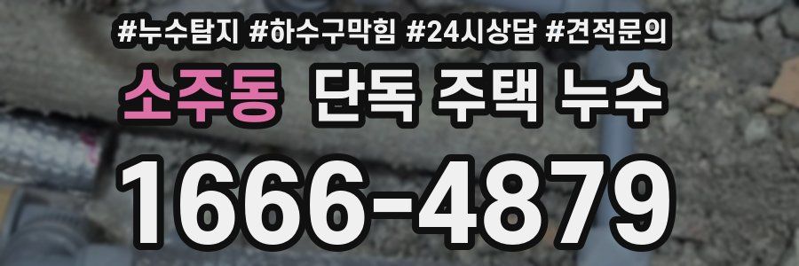 소주동 단독 주택 누수