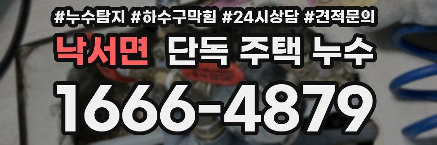 낙서면 단독 주택 누수