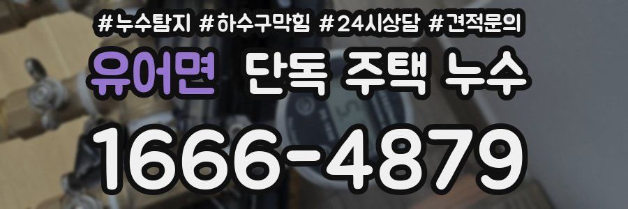 유어면 단독 주택 누수