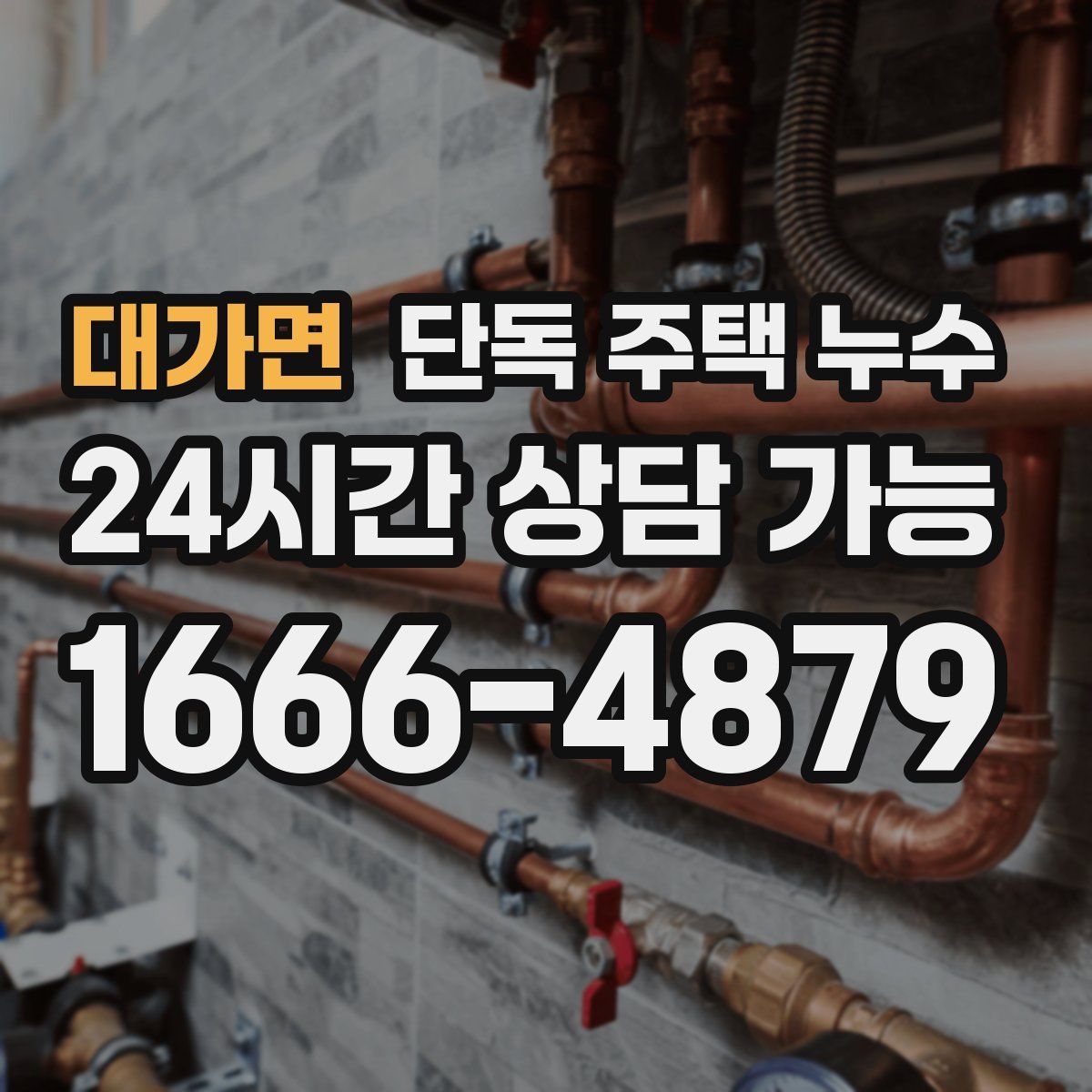 대가면 단독 주택 누수