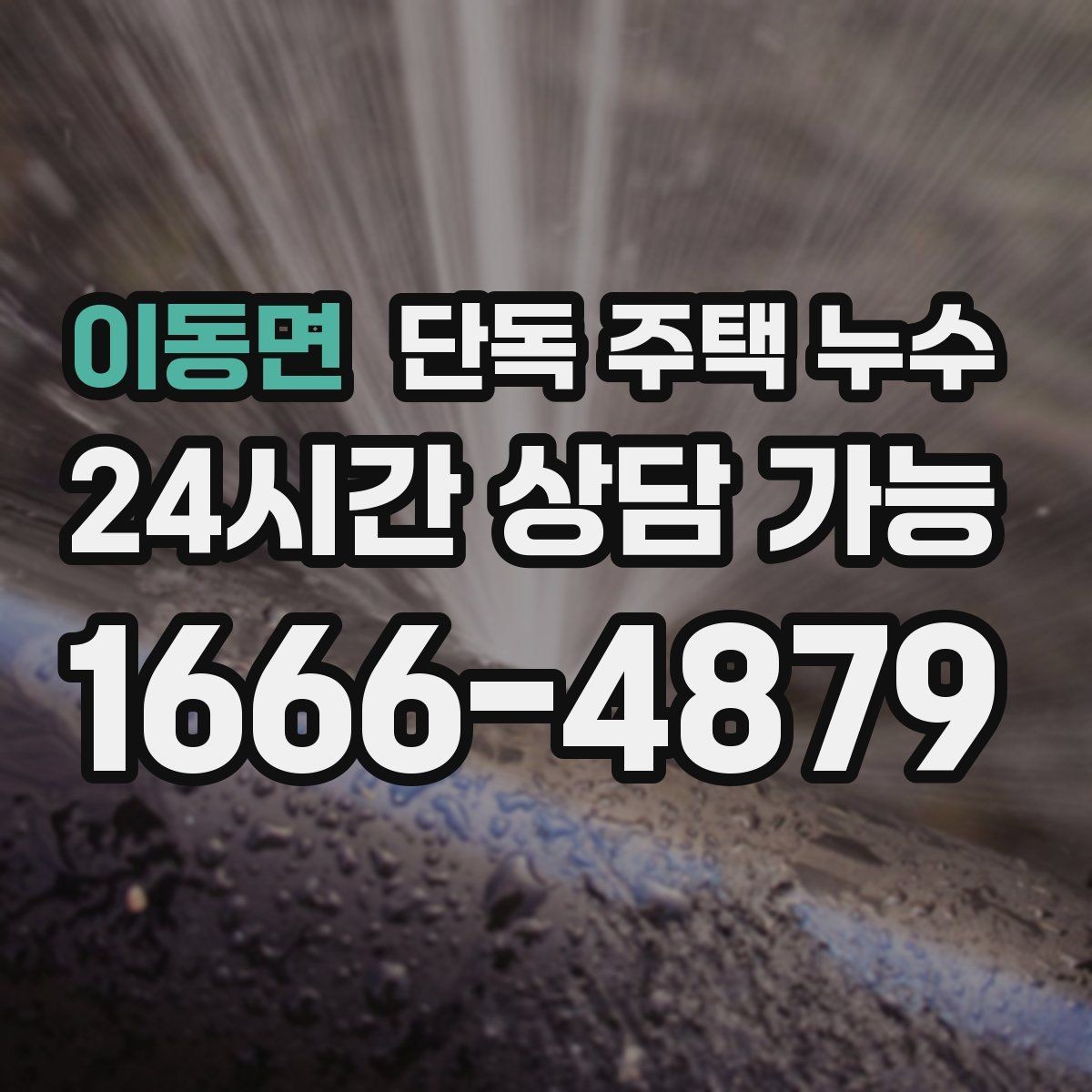 이동면 단독 주택 누수 피해를 키우기 전에 해야 할 응급 조치