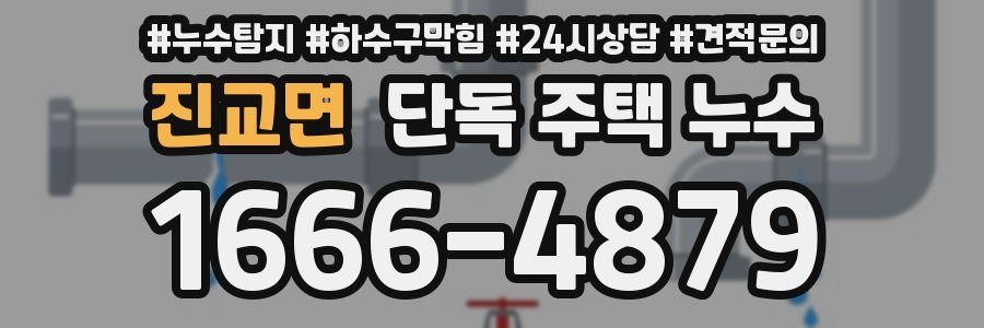 진교면 단독 주택 누수