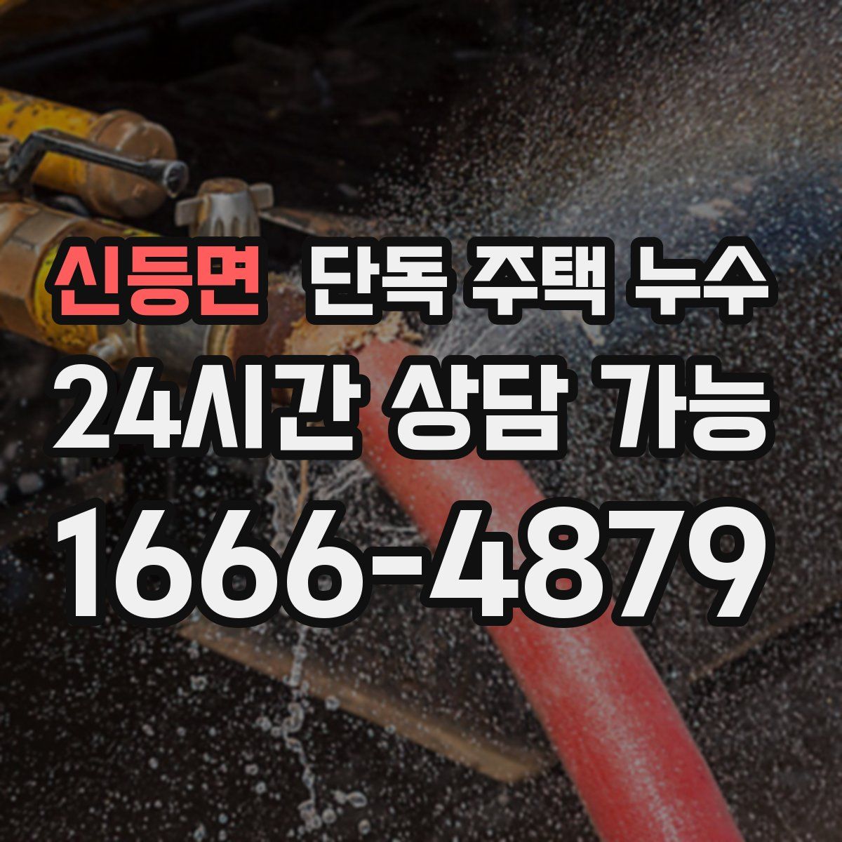 신등면 단독 주택 누수