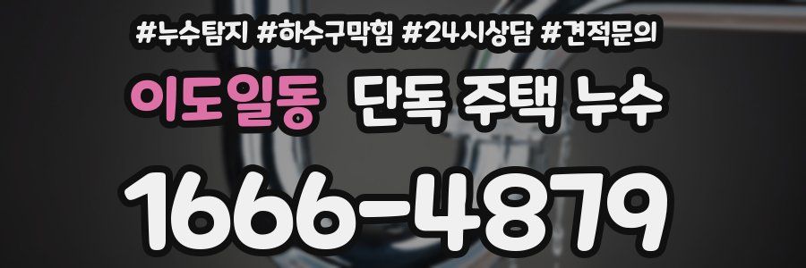 이도일동 단독 주택 누수