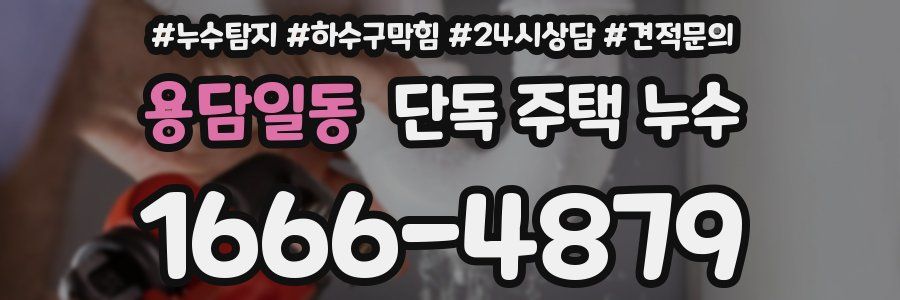 용담일동 단독 주택 누수