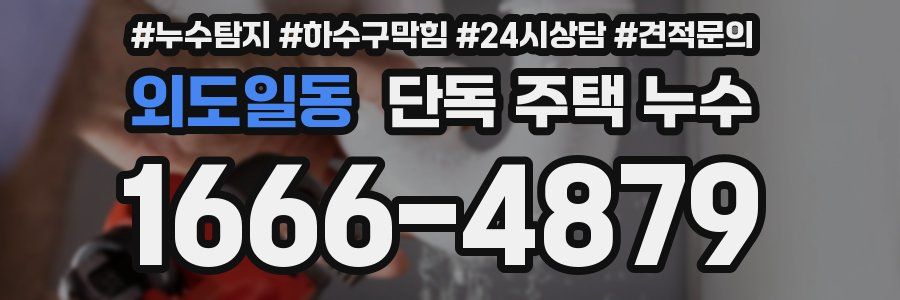 외도일동 단독 주택 누수