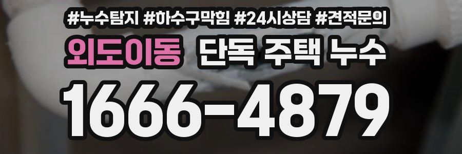 외도이동 단독 주택 누수