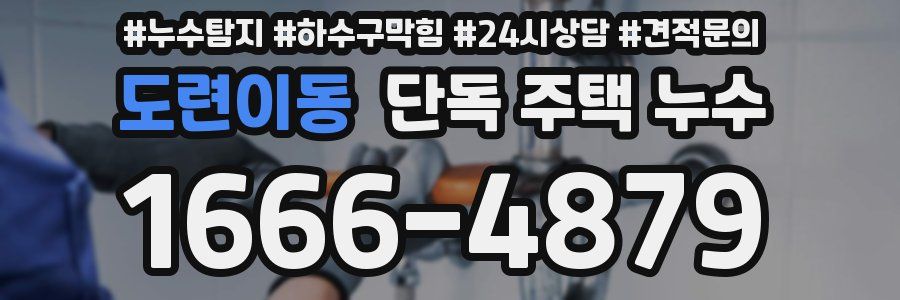 도련이동 단독 주택 누수