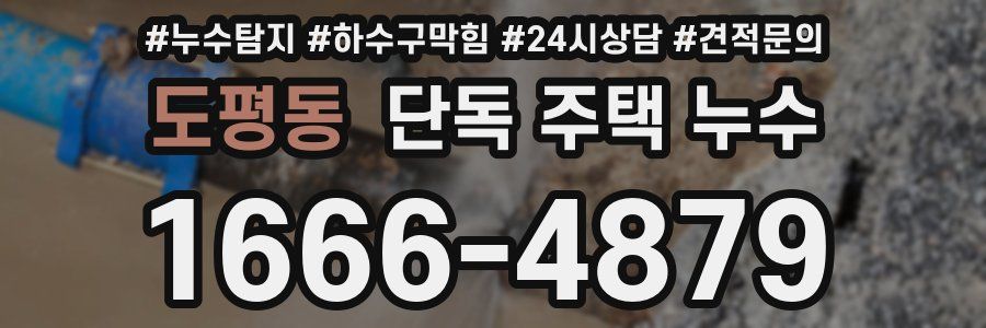 도평동 단독 주택 누수