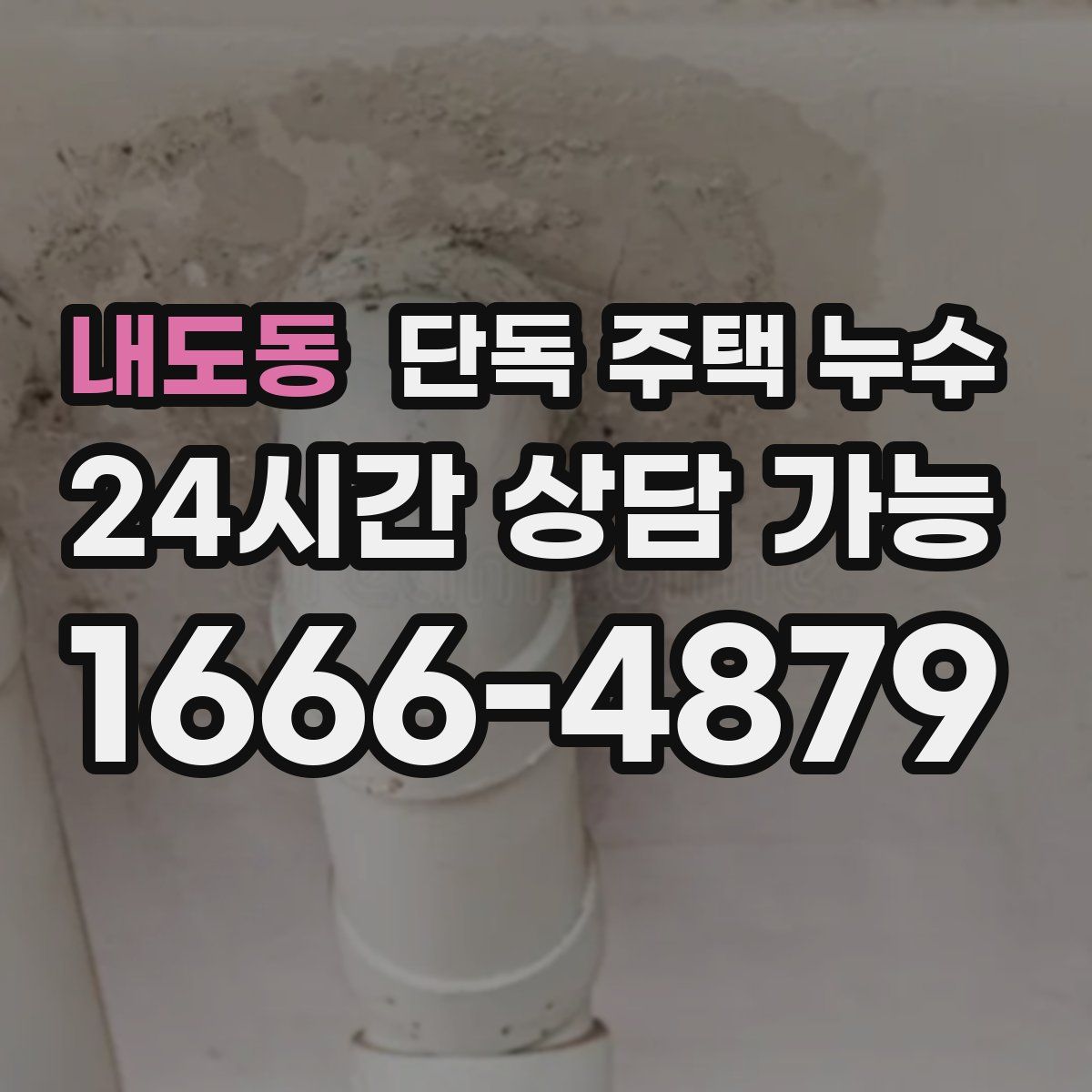 내도동 단독 주택 누수