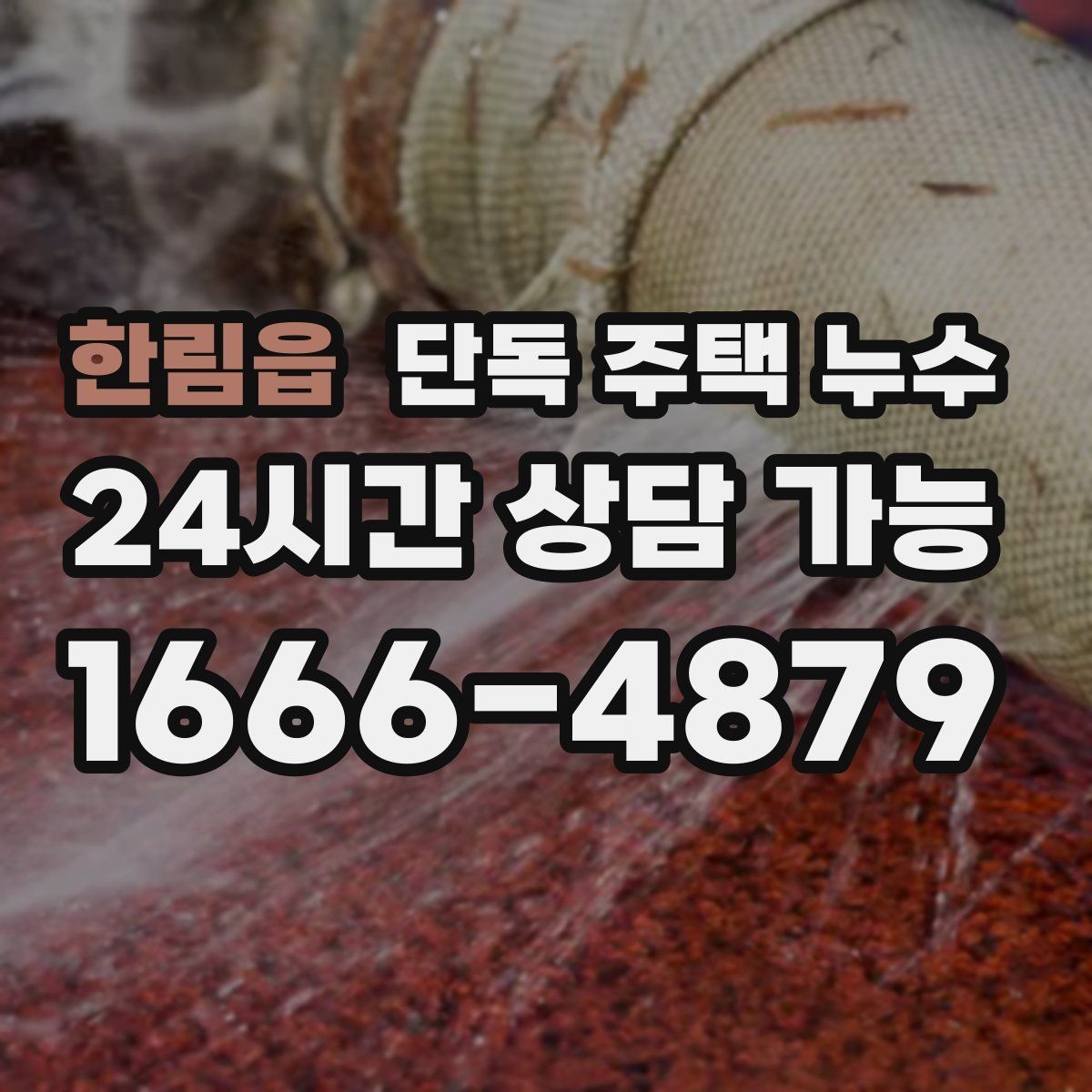 한림읍 단독 주택 누수 원인 파악을 위한 증상 기록 방법