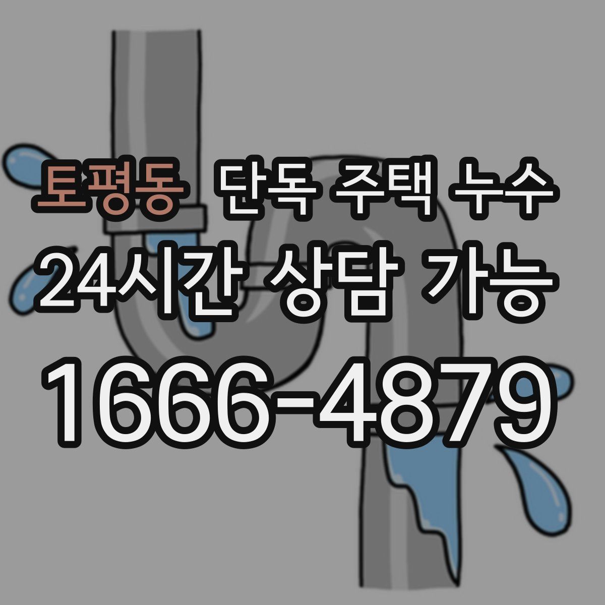 토평동 단독 주택 누수