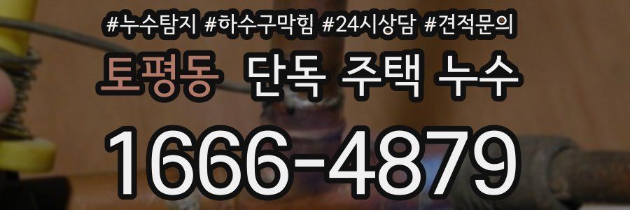 토평동 단독 주택 누수
