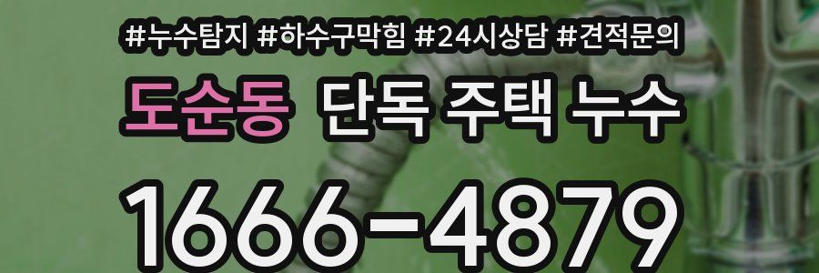 도순동 단독 주택 누수