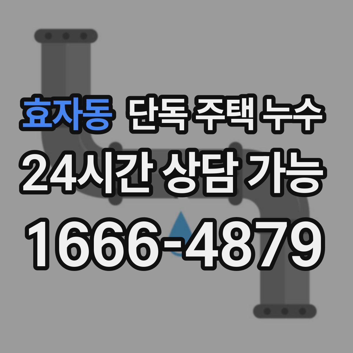 효자동 단독 주택 누수