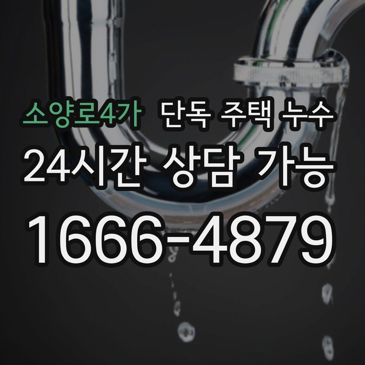 소양로4가 단독 주택 누수