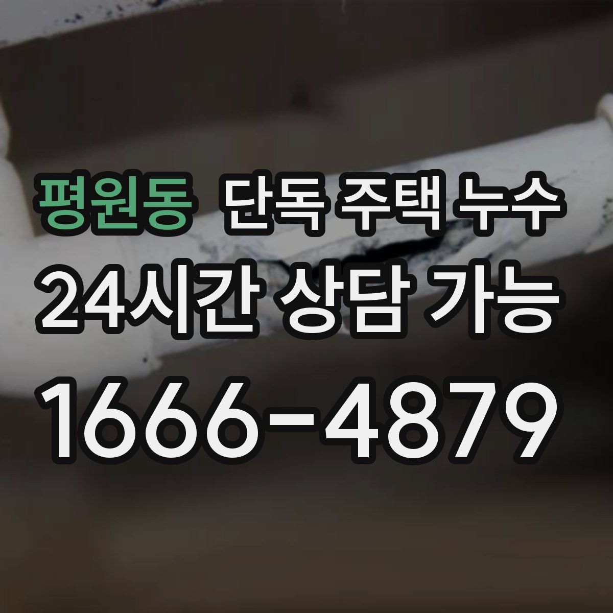 평원동 단독 주택 누수