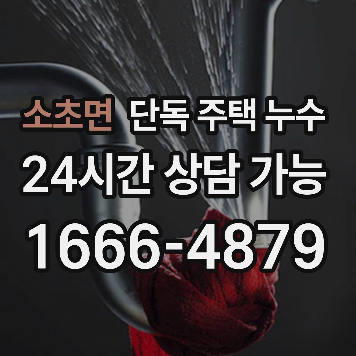 소초면 단독 주택 누수