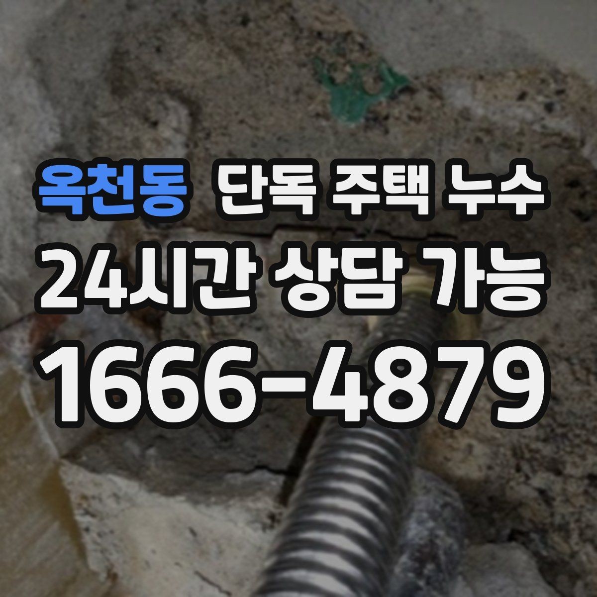 옥천동 단독 주택 누수 바닥이 축축하면 가장 먼저 해야 할 조치