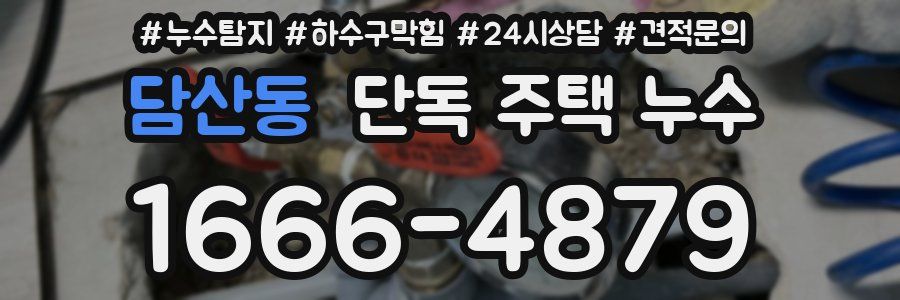 담산동 단독 주택 누수