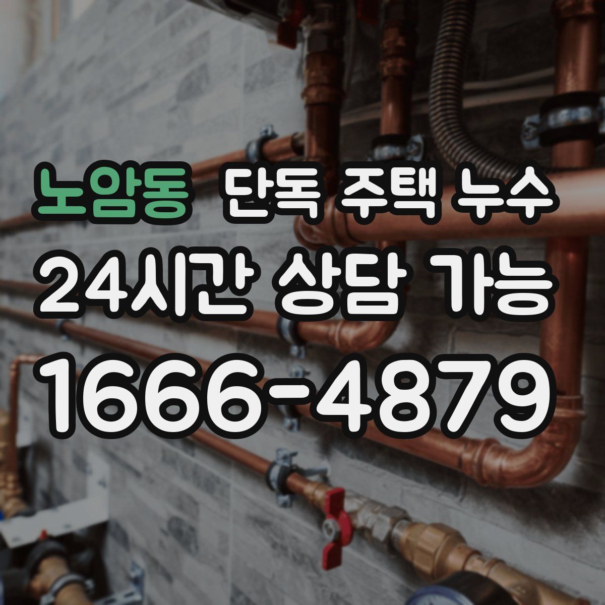 노암동 단독 주택 누수