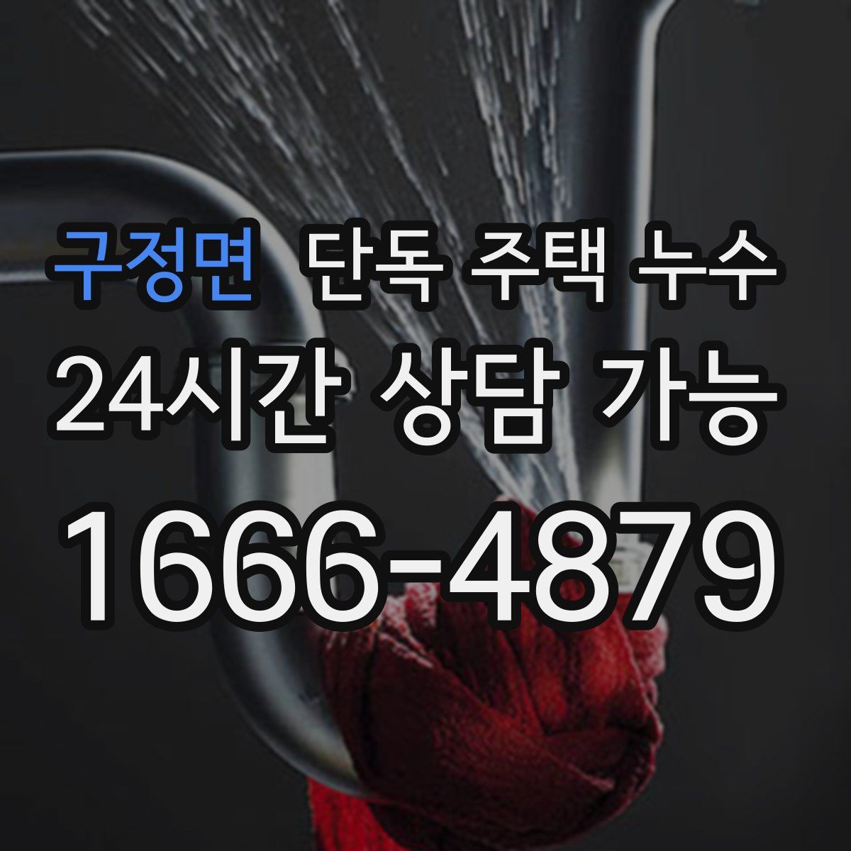 구정면 단독 주택 누수