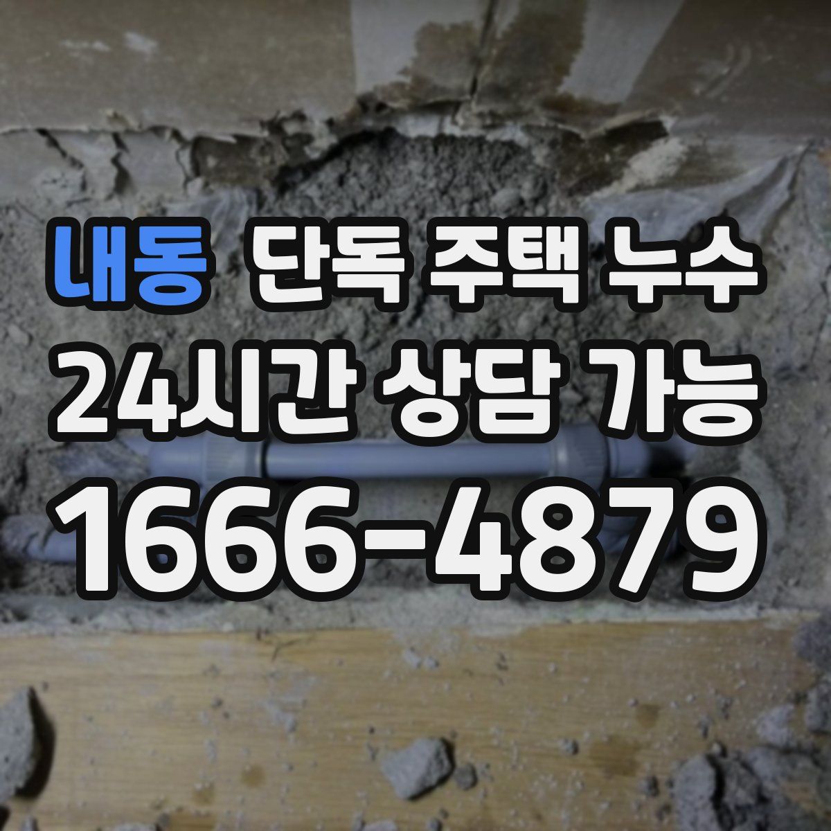 내동 단독 주택 누수