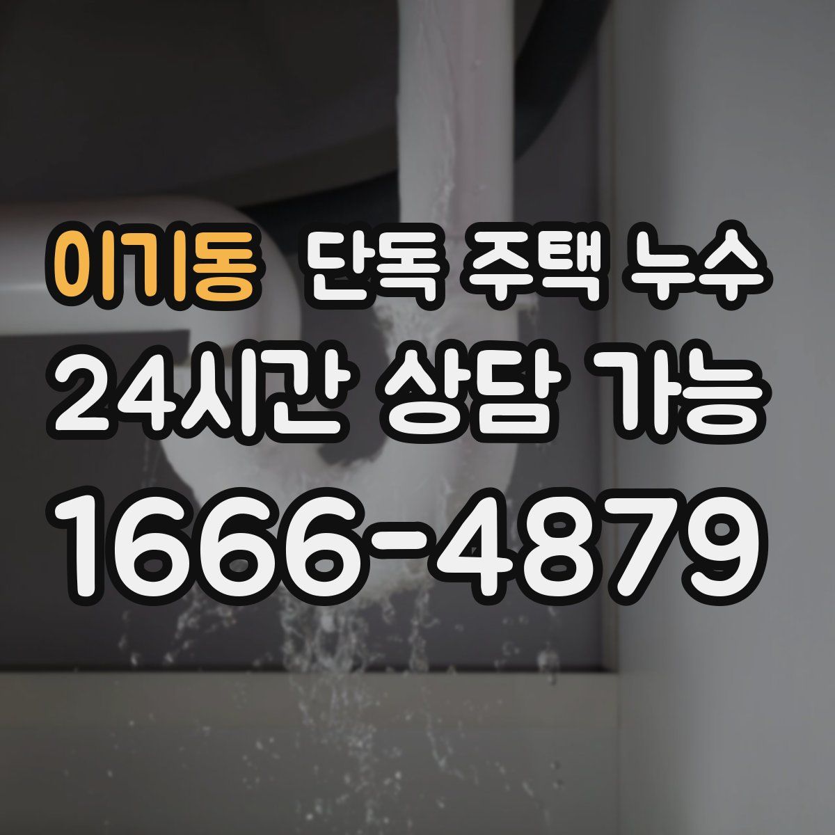 이기동 단독 주택 누수