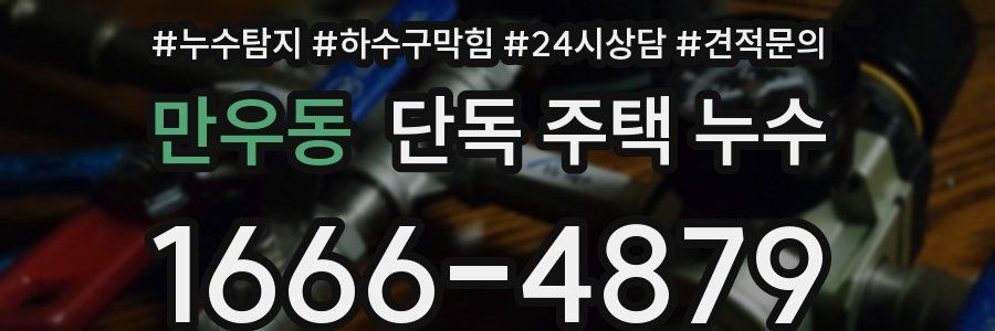 만우동 단독 주택 누수