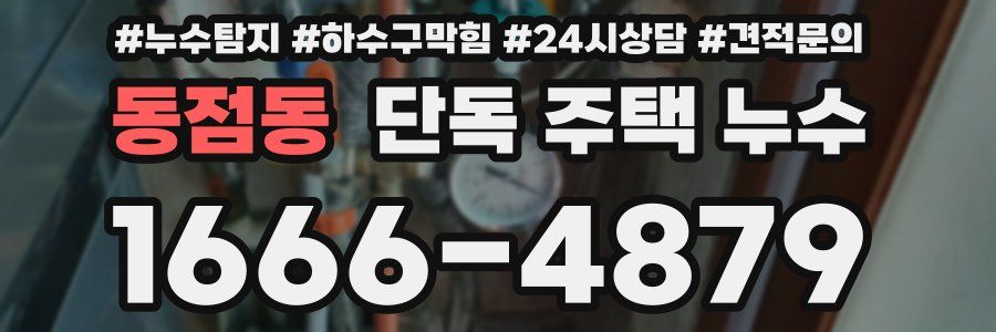 동점동 단독 주택 누수