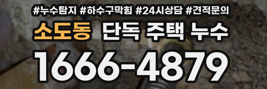 소도동 단독 주택 누수