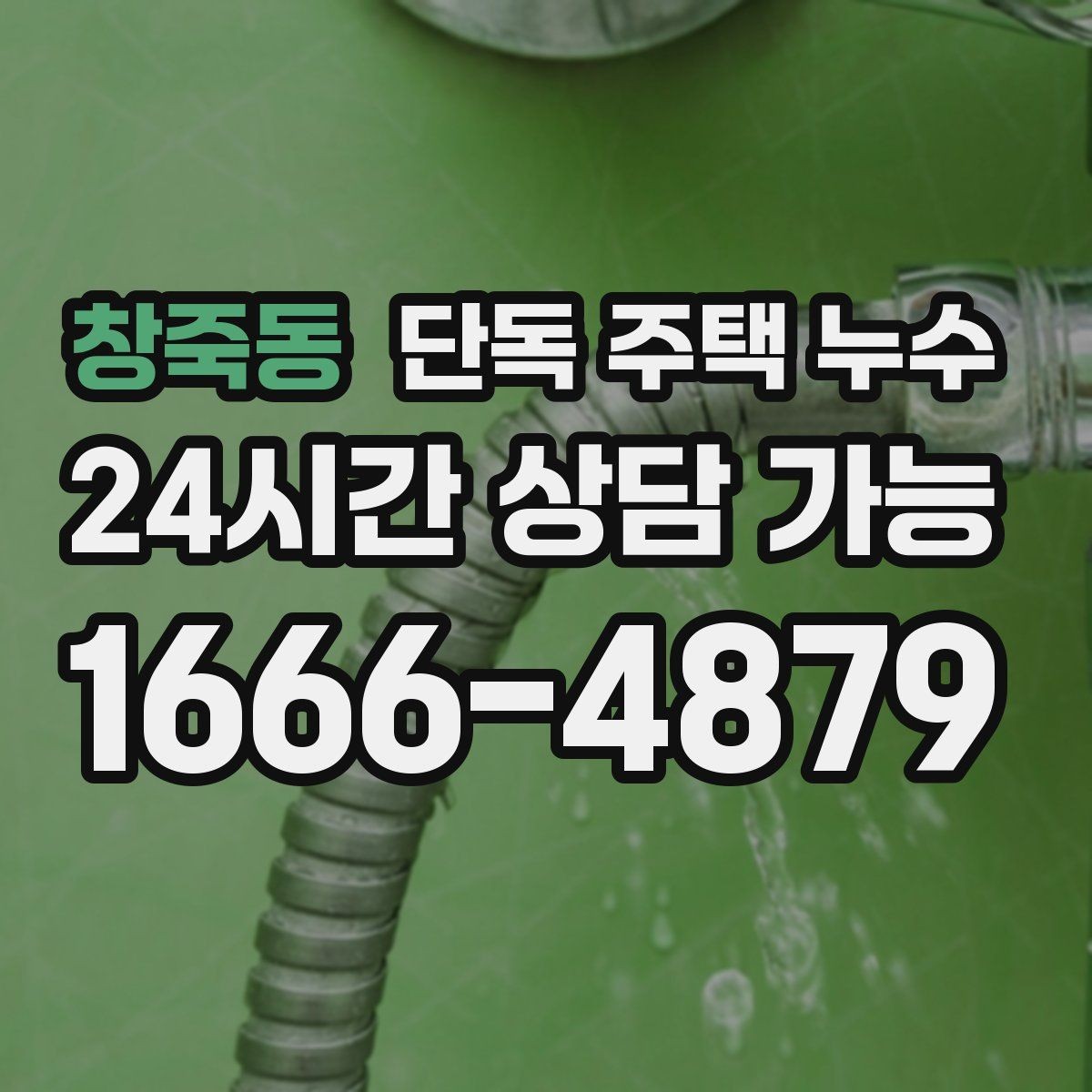 창죽동 단독 주택 누수 마당 배수로가 막혔을 때 실내 영향