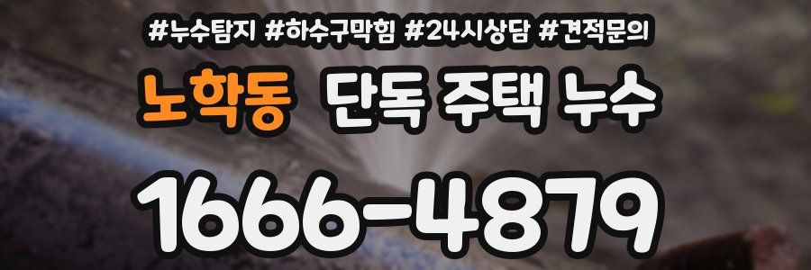 노학동 단독 주택 누수