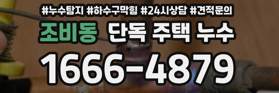 조비동 단독 주택 누수