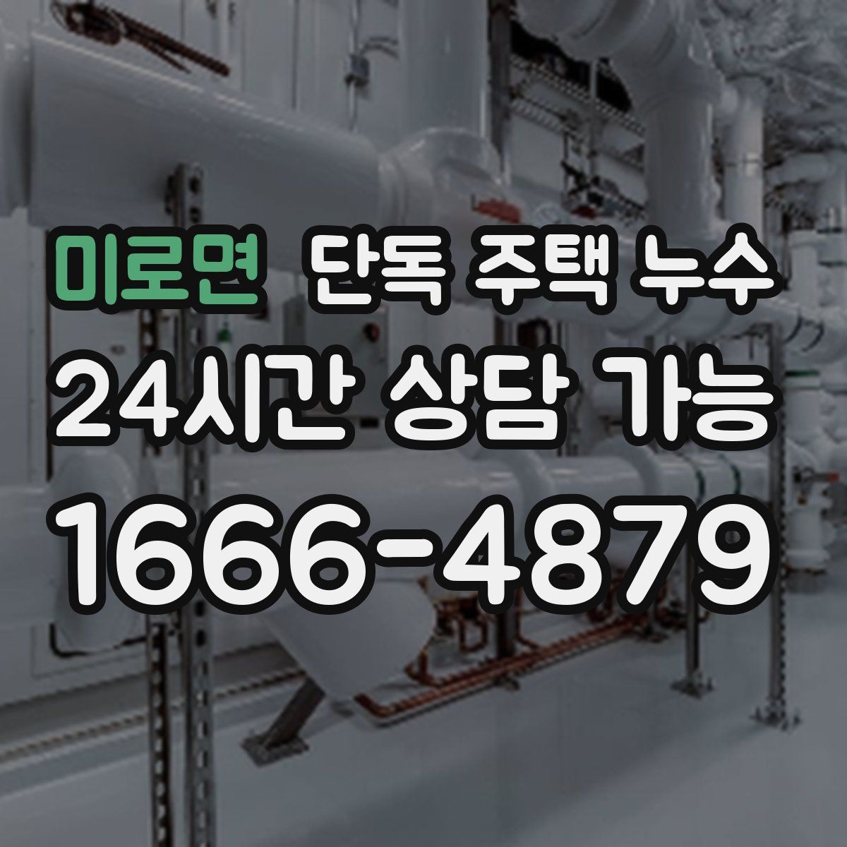 미로면 단독 주택 누수