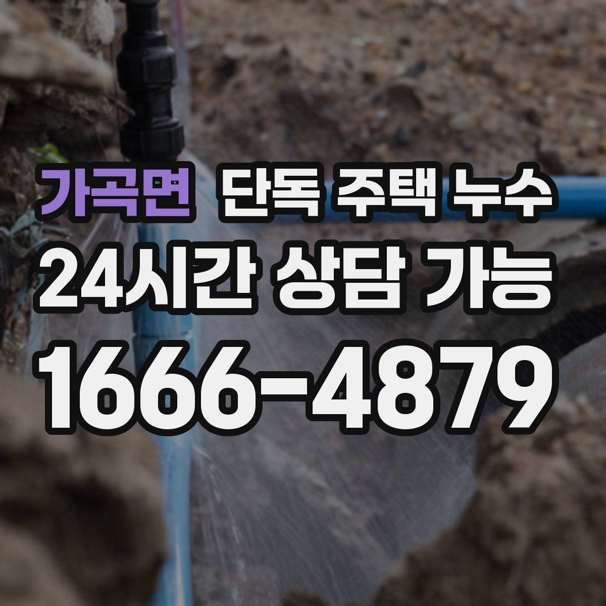 가곡면 단독 주택 누수