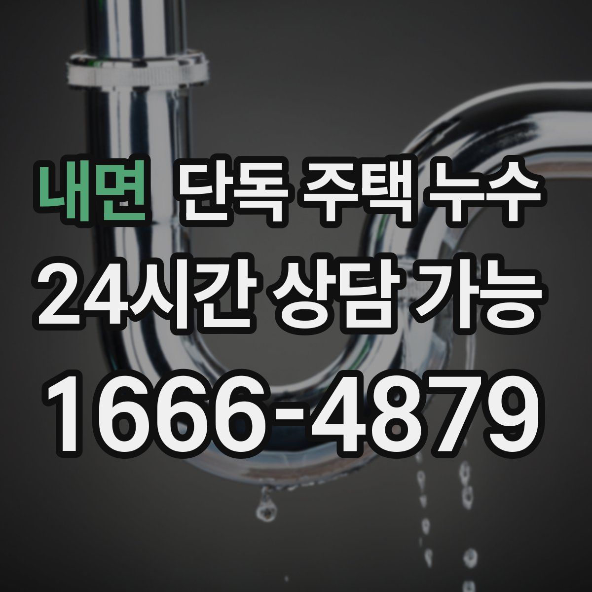 내면 단독 주택 누수