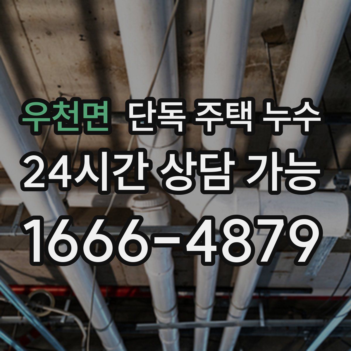 우천면 단독 주택 누수