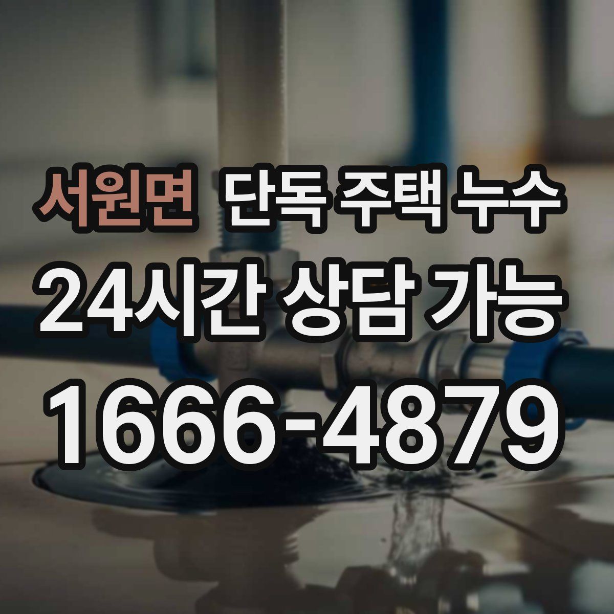 서원면 단독 주택 누수
